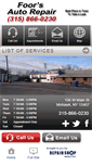 Mobile Screenshot of foorsautorepair.com